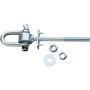 SwingKing Swing King Schommelhaak Met Harpsluiting M12 X 135 Mm Verzinkt Zilver - Thumbnail 1