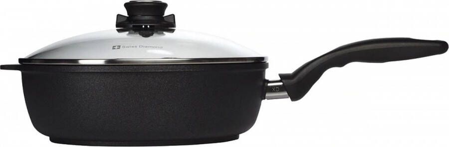 Swiss Diamond Sauteerpan met Deksel 26cm Inductie