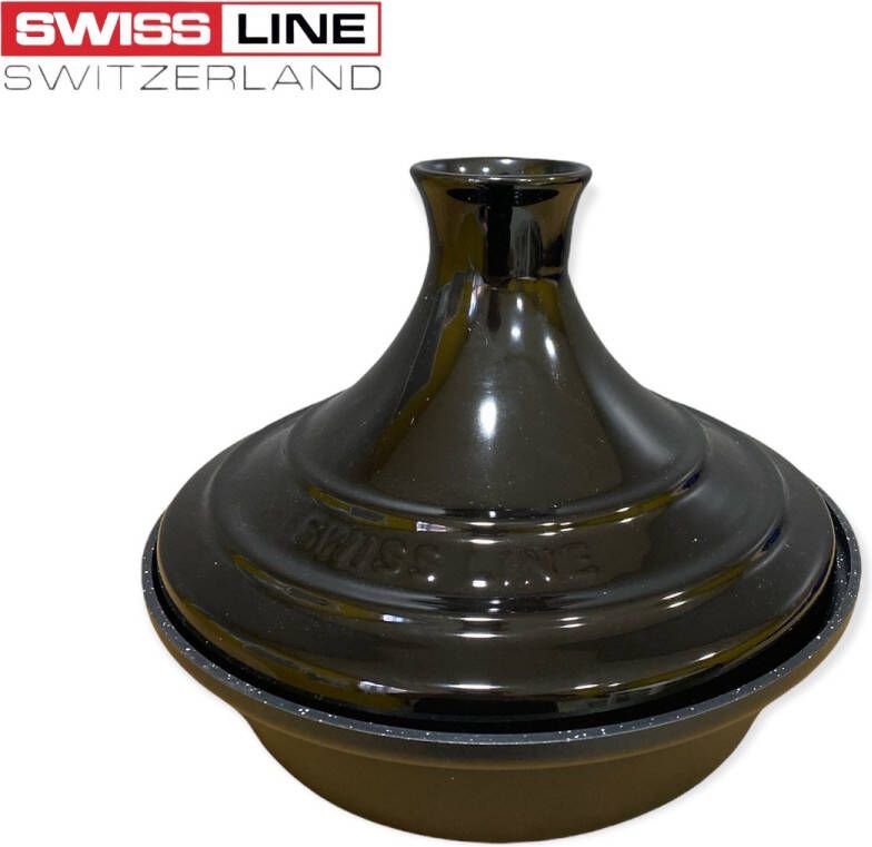 Swiss line switzerland Swiss Line Tajine 25cm Zwart in Aluminium