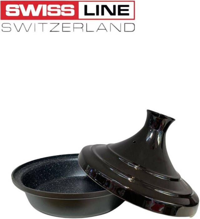 Swiss line switzerland Swiss Line Tajine 30cm Zwart in Aluminium