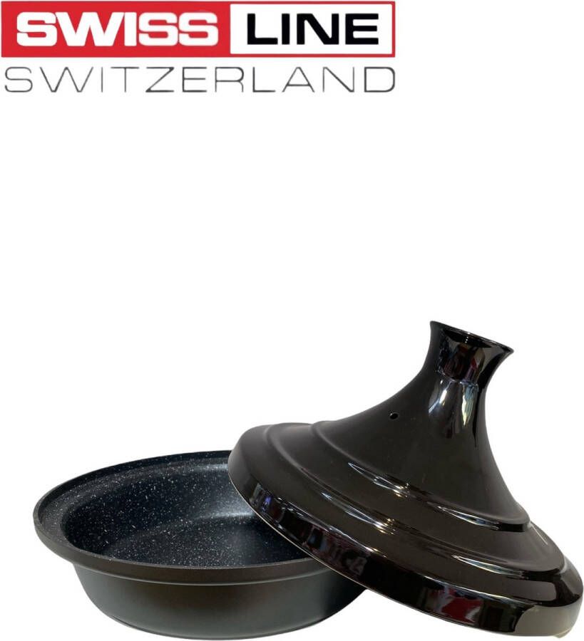 Swiss line switzerland Swiss Line Tajine 33cm Zwart in Aluminium