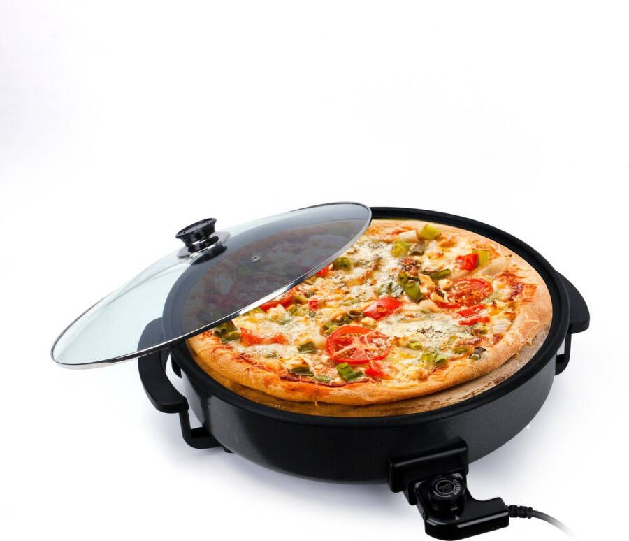 Swiss Pro+ Multifunctional grill pan XXL SP-PP46- Elektrische Hapjespan Kippiepan Snackpan 46 cm- Extra Large