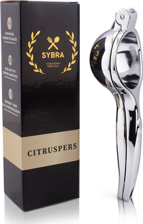 Sybra Citruspers Citroenpers Limoenpers Sinaasappel juicer Handmatige Fruitpers Metaal