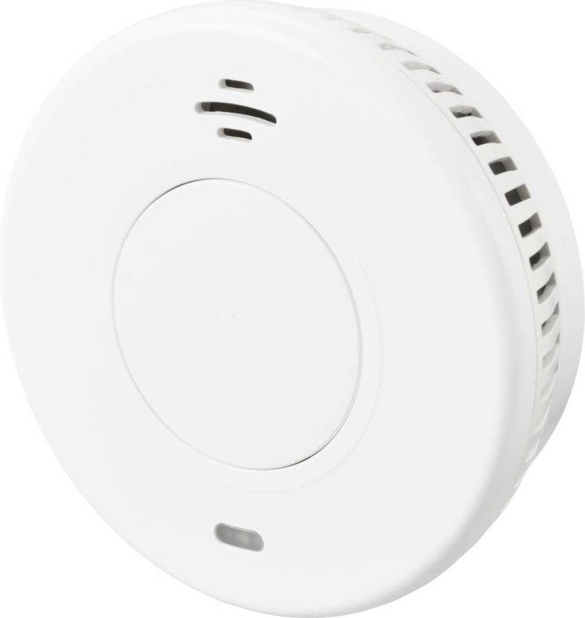 Sygonix Rookmelder Incl. batterij (10 jaar) werkt op batterijen (Ø x d) 105 mm x 36 mm