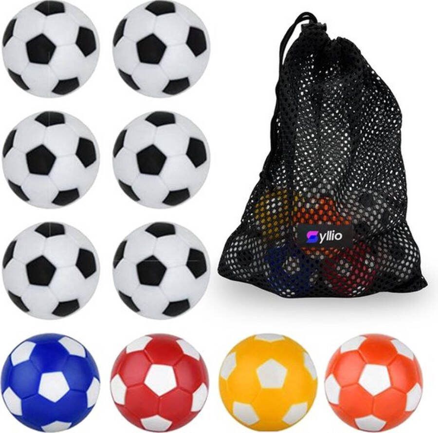 Syllio Tafelvoetbal Balletjes 10 stuks 36mm Tafelvoetbal bal Voetbaltafel Tafelvoetbalspel