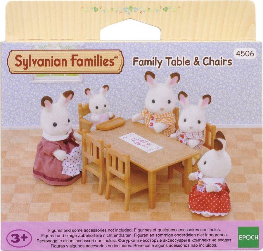 Sylvanian Families 4506 eettafelset- poppenhuis inrichting