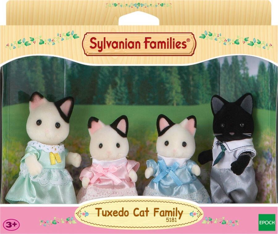Sylvanian Families Familie Tuxedo Kat Speelfigurenset