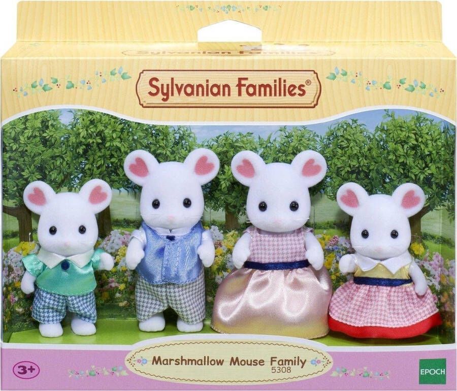 Sylvanian Families 5308 familie marshmellow muis- fluweelzachte speelfiguren