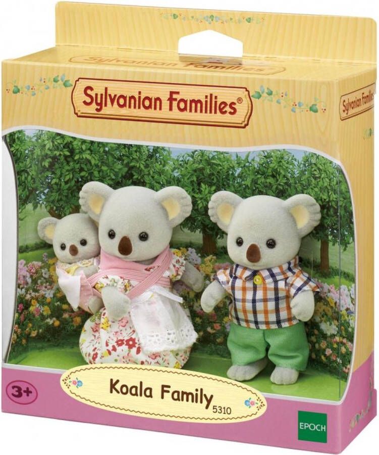 Sylvanian Families 5310 familie koala- 3 speelfiguren- fluweelzacht