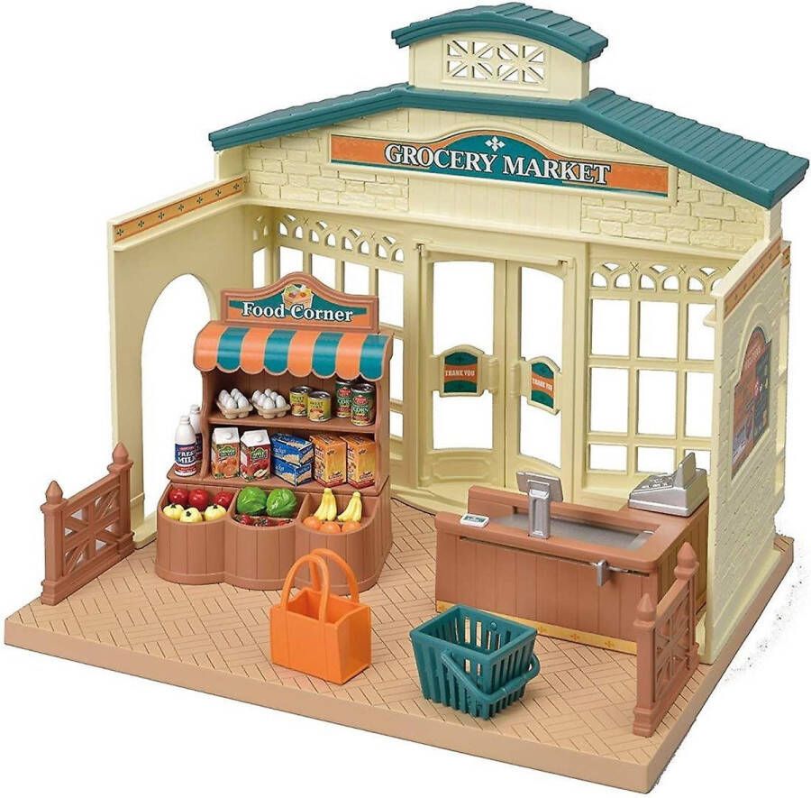 Sylvanian Families 5315 supermarkt- 40 onderdelen- exclusief speelfiguren