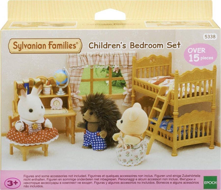Sylvanian Families 5338 kinderslaapkamerset- inrichting poppenhuis- stapelbed- 15 onderdelen