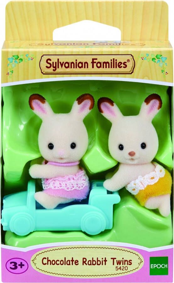 Sylvanian Families 5420 tweeling chocoladekonijn-fluweelzachte speelfiguren