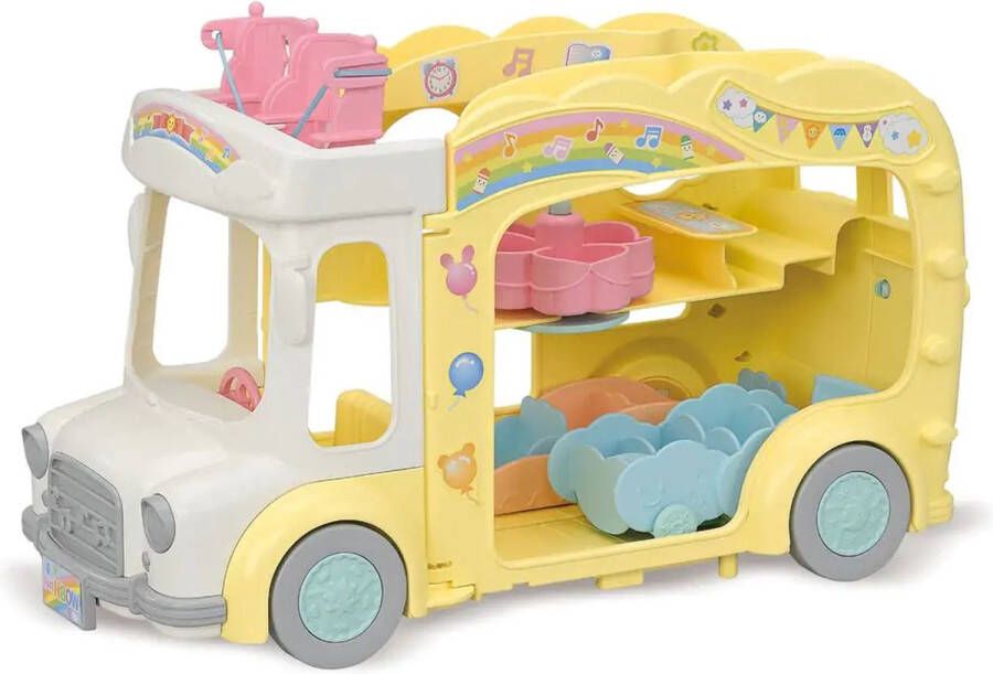 Sylvanian Families 5744 Regenboogbabybus- poppenhuisinrichting