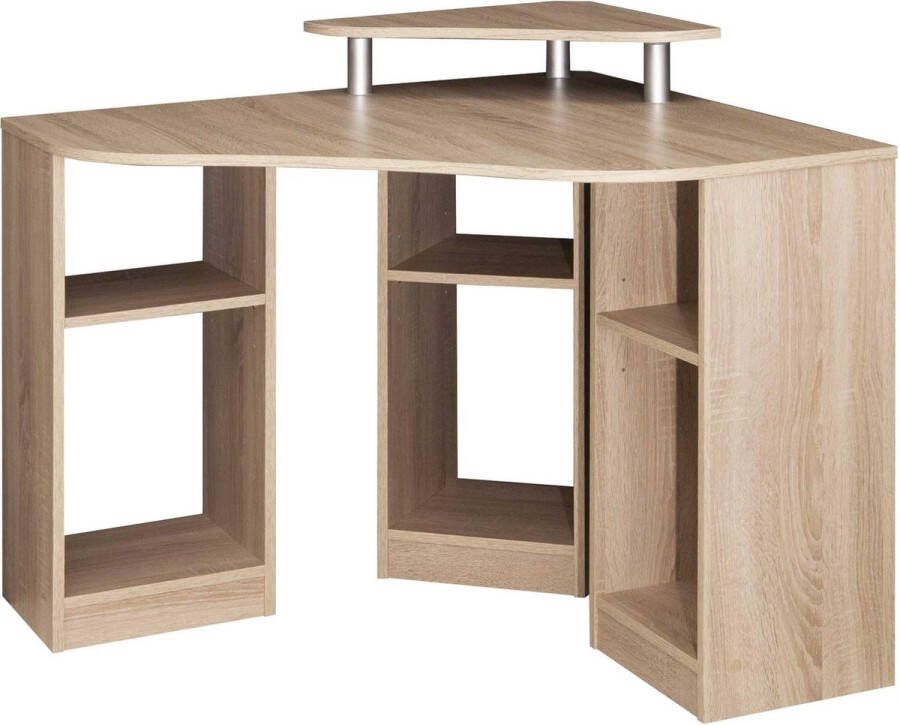 TemaHome Bureau Corner met een melamine frame een tafelblad in verschillende kleurvarianten breedte 94 cm