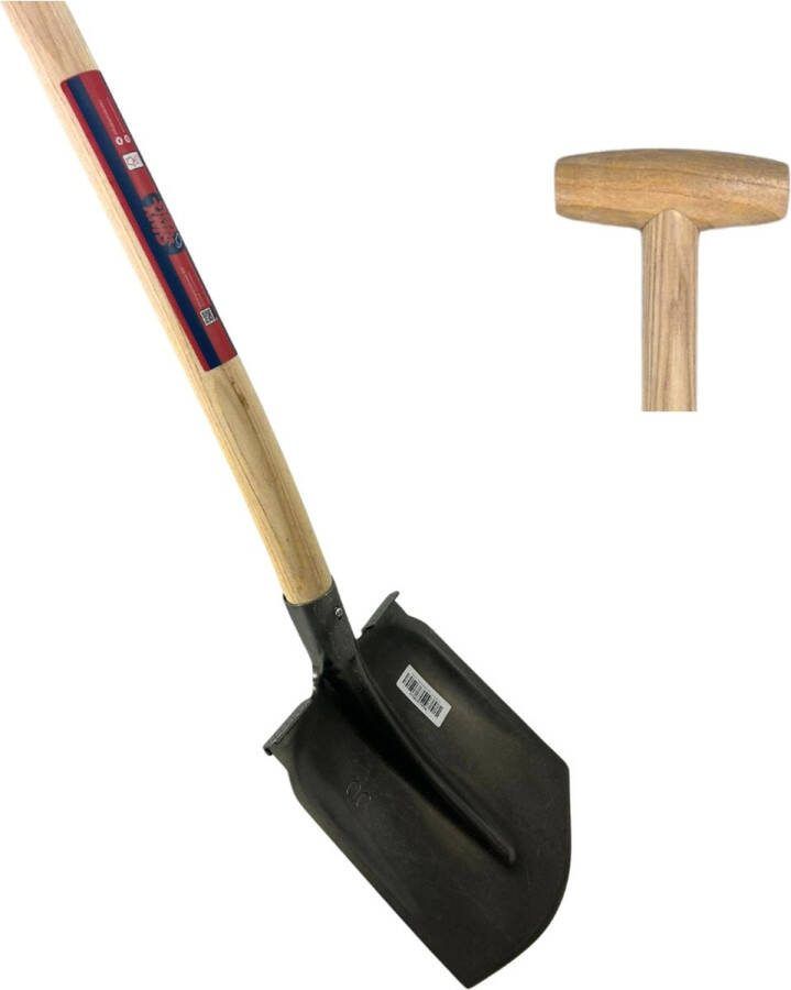 Synx Tools Bats 00 Prof. Drents model Schoppen Spades Schep Bodembewerkers Tuingereedschap Inclusief Steel 100cm