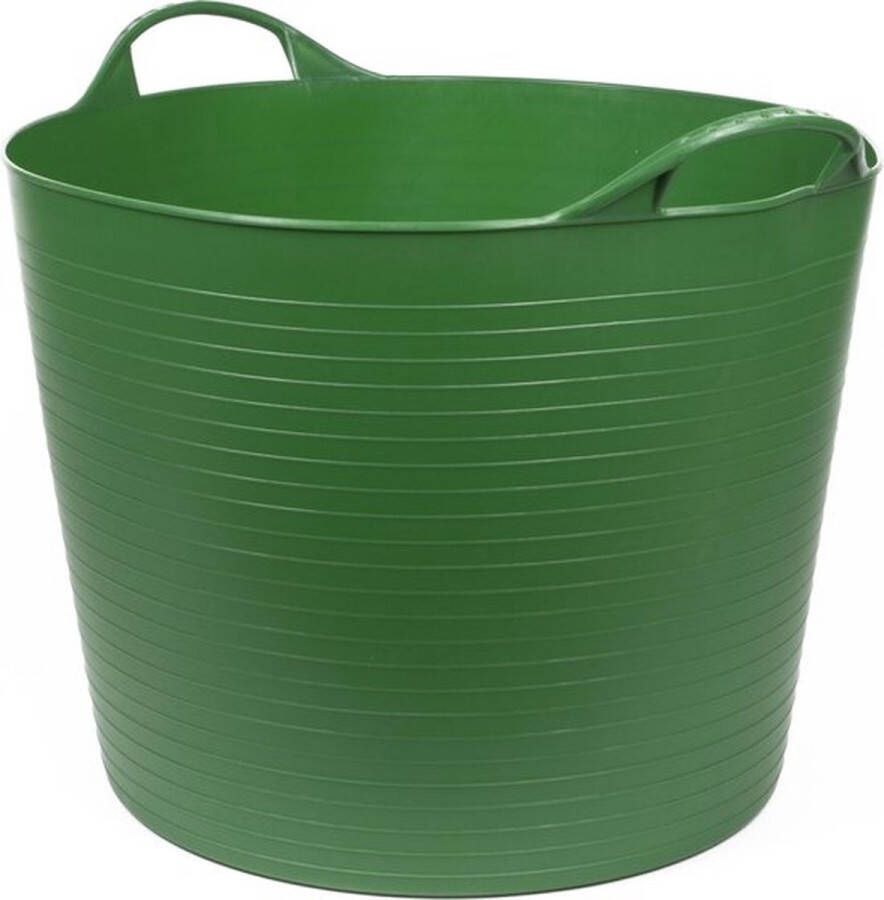 Synx Tools Flexibele emmer wasmand Groen 45 liter Opbergmand Wassorteerder Wasmanden Flexibele emmers Wasbox Wasmanden Grote Teil Wassen Laundry Basket