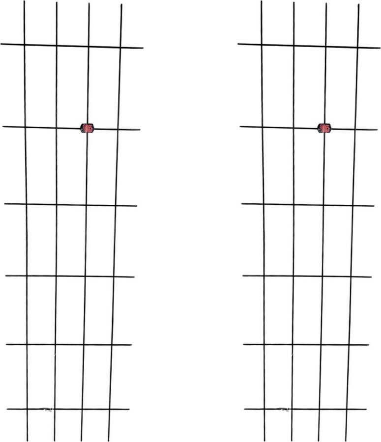Synx Tools Metalen klimrek set van 2 plantenrek plantenklimrek plantenspuit platenspeler