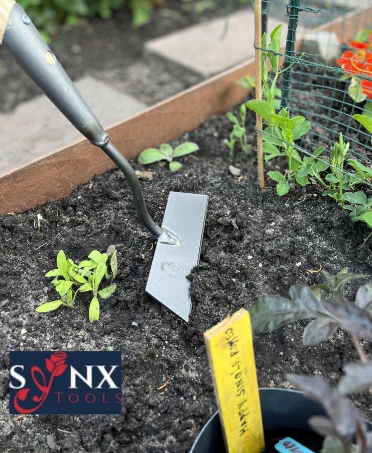 Synx Tools -Rechte Schoffel 16cm Los Gesmeed Zonder Steel Onkruidbestrijding onkruidverwijderaar Tuinartikelen