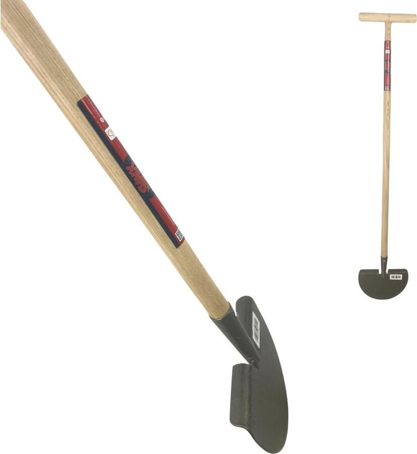 Synx Tools Graskantafsteker Kantensteker T-greep steel Gazongereedschap Verzinkt werkbreedte 21.5 cm werklengte 80 cm