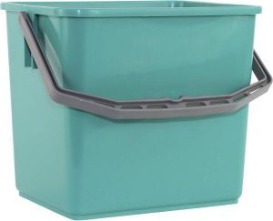 Synx Tools Werkwagen Emmer Groen Mopwagen Schoonmaak Schoonmaakartikelen Rolemmers 6 Liter