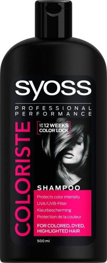 Syoss Color Protect Shampoo Coloriste 6x 500ml Voordeelverpakking Copy