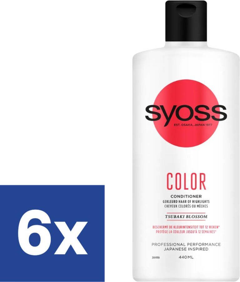 SYOSS Conditioner Color 6 x 440 ml