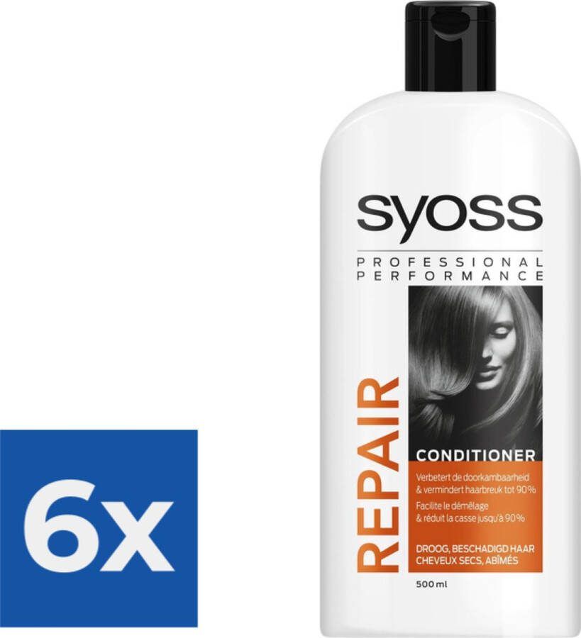 SYOSS Conditioner Repair Therapy Voordeelverpakking 6 stuks