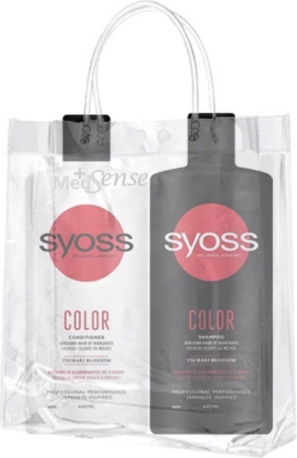 SYOSS Duo verpakking Color 1 x conditioner 440ml 1 x shampoo 440ml