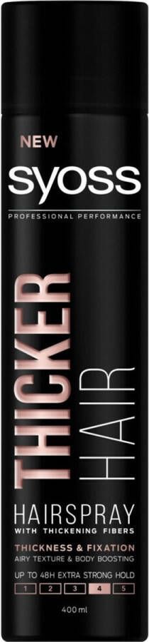 SYOSS Hairspray Thicker Hair 400 ml