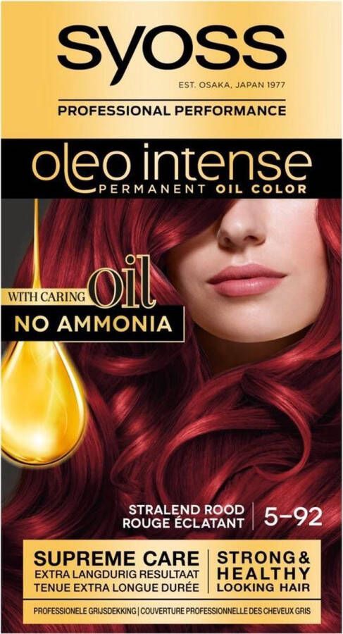 SYOSS Oleo Intense 5-92 Stralend Rood Haarverf 1 stuk