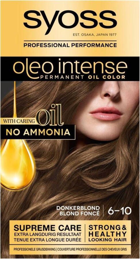 SYOSS Oleo Intense 6-10 Donkerblond Haarverf 1 stuk