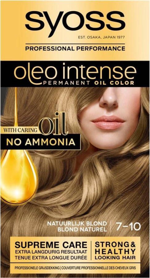 SYOSS Oleo Intense 7-10 Natuurlijk blond Haarverf 1 stuk