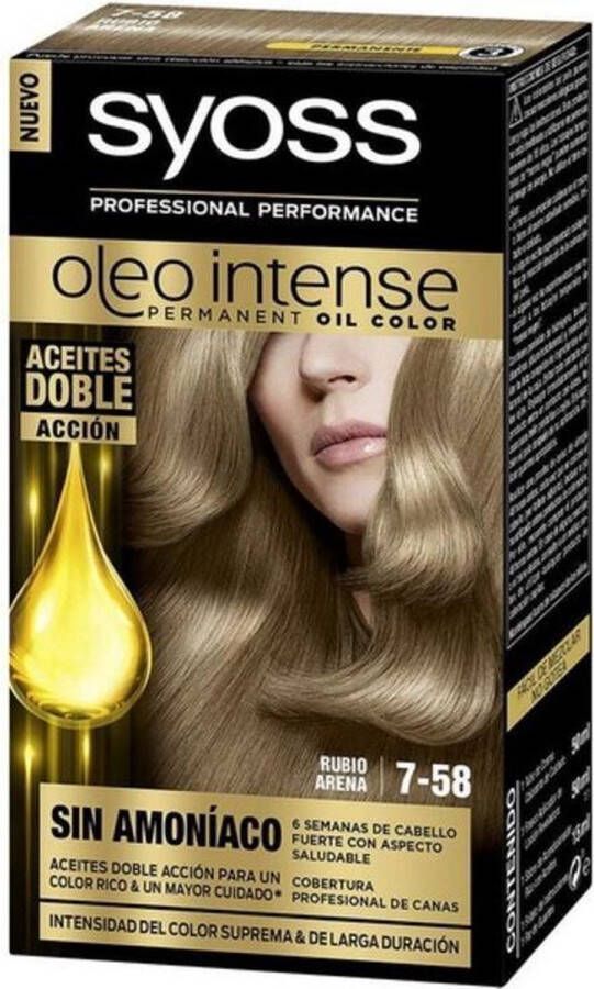 SYOSS Permanente Kleur Olio Intense Nº 7 58 Blond Arena