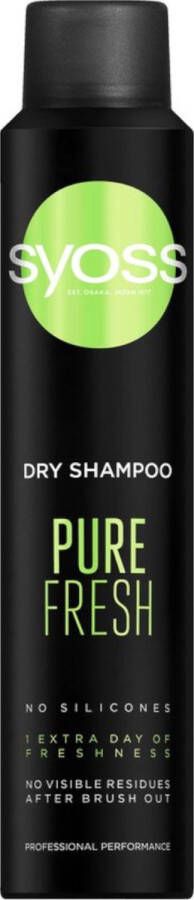 SYOSS Pure Fresh Droogshampoo 200 ml