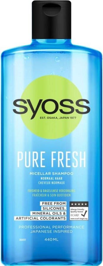 SYOSS Pure Fresh Micellar Shampoo 440 ml