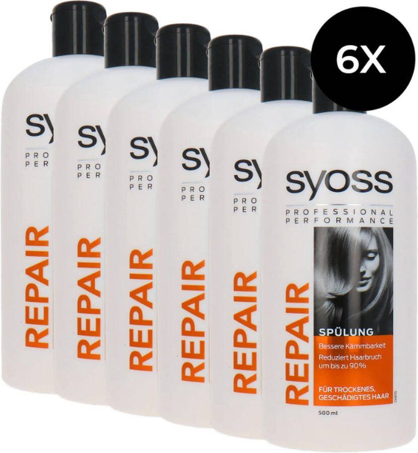 SYOSS Repair Conditioner 6 x 500 ml
