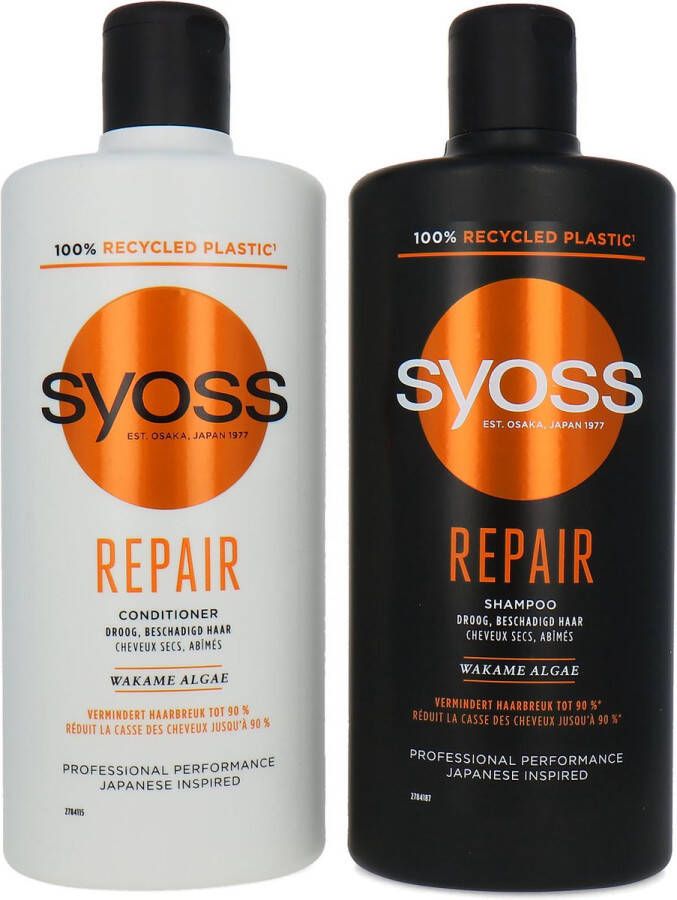 SYOSS Repair Shampoo + Conditioner 2 x 440 ml