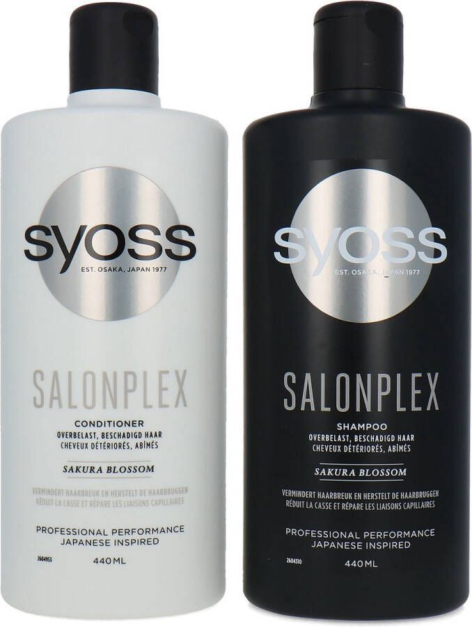SYOSS Salonplex Shampoo + Conditioner 2 x 440 ml