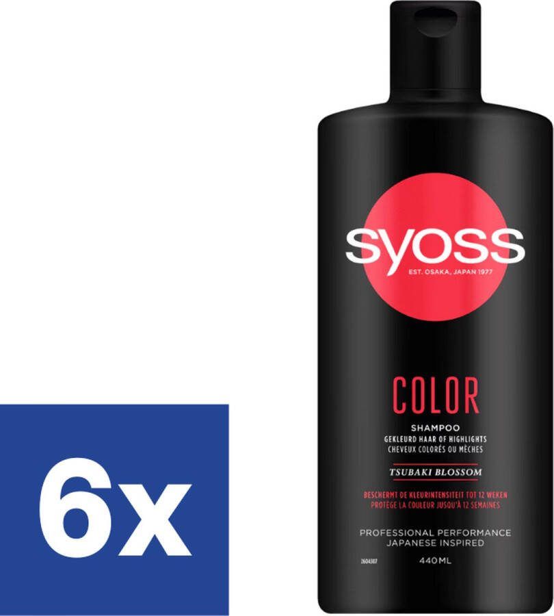 SYOSS Shampoo Color 6 x 440 ml