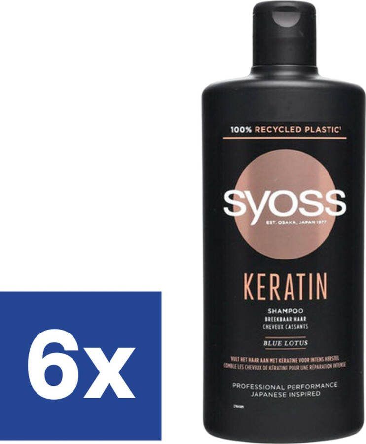 SYOSS Shampoo Keratin 6 x 440 ml