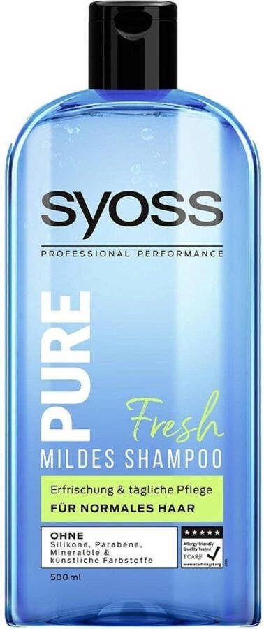 SYOSS Shampoo Pure Fresh 500ml