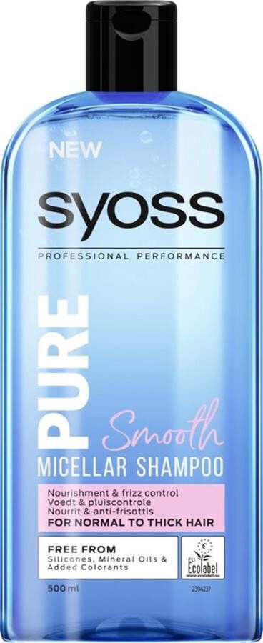 SYOSS Shampoo pure smooth 500ML