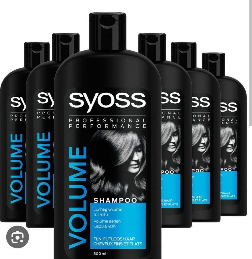 SYOSS Shampoo Volume Lift 01 500ml x6 Voordeelverpakking