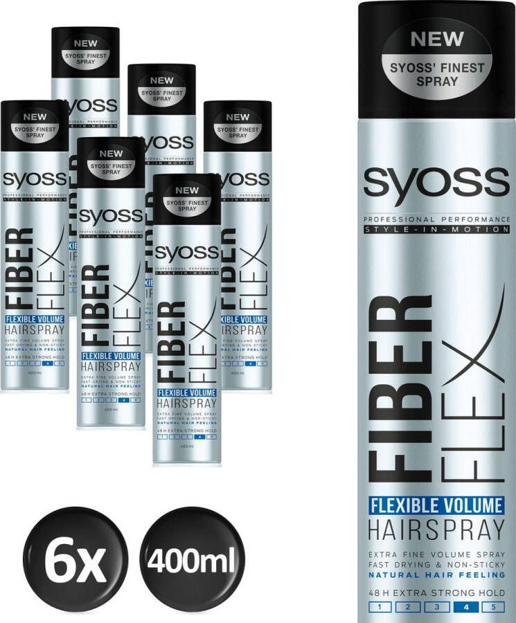 SYOSS Styling-Hairspray FiberFlex Volume 6x