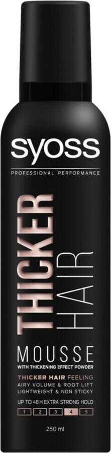 SYOSS Thicker Hair Haarmousse 250 ml