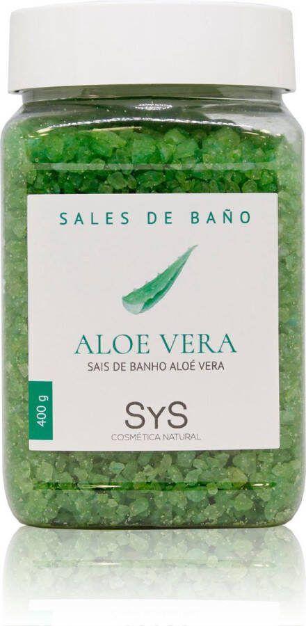 Sys Badzout Aloe Vera Body Scrub 100% Natuurlijk Mineraalzout 400g Snel Oplossend