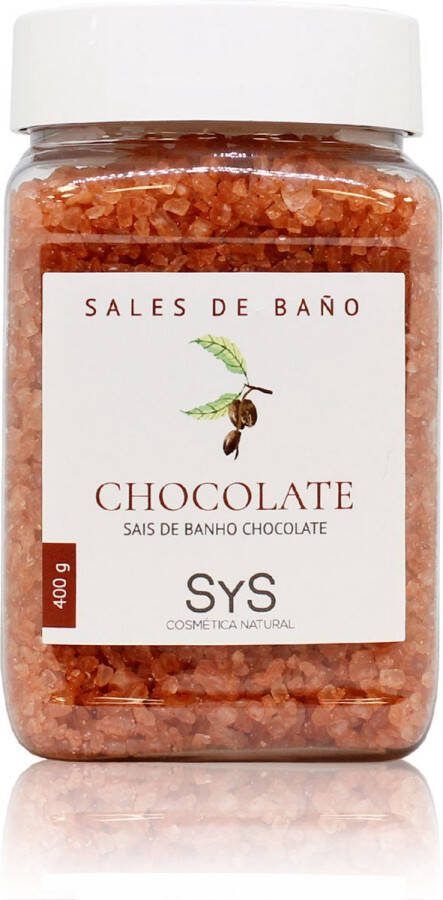 Sys Badzout Chocolade Body Scrub 100% Natuurlijk Mineraalzout 400g Snel Oplossend