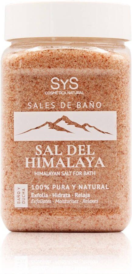 Sys Badzout Himalaya Body Scrub 100% Natuurlijk Mineraalzout 400g Snel Oplossend