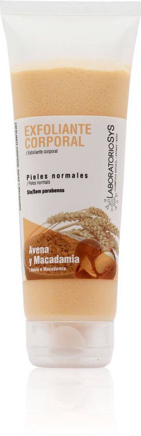 Sys Body Scrub Macadamia & Oats Mannen & Vrouwen Diepe Reiniging & Voeding Normale Huid 250ml