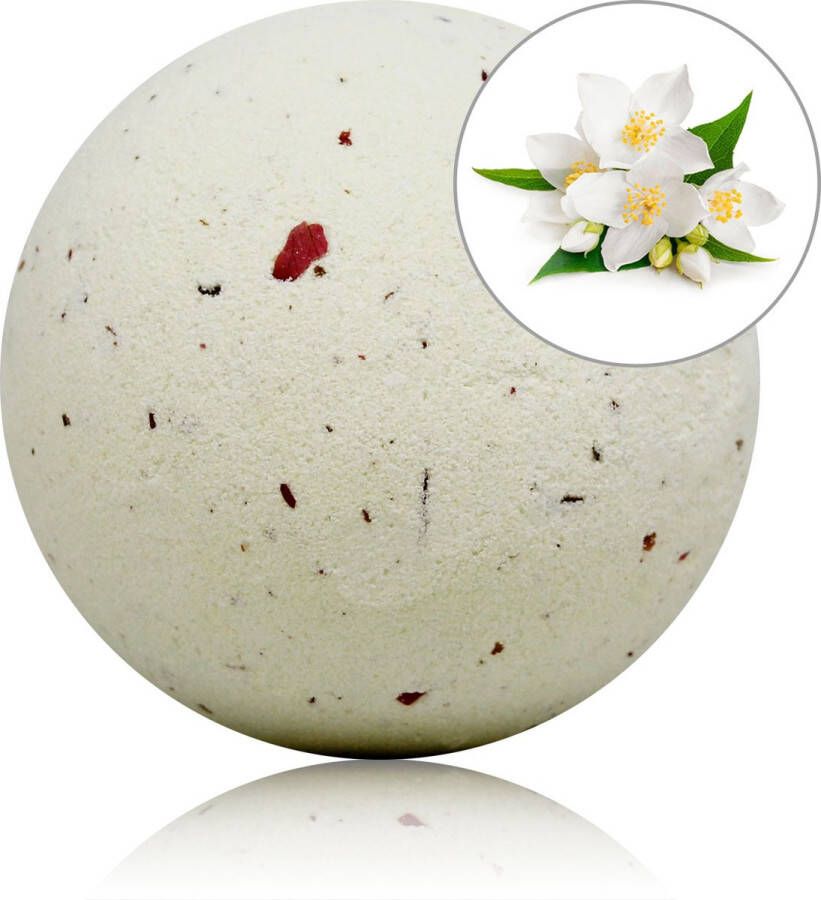 Sys bruisbal Jasmine FIZZING FOAMING BALL 140gr. JAZMIN W PETALS